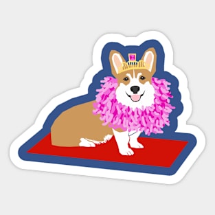 Diva Corgi Sticker